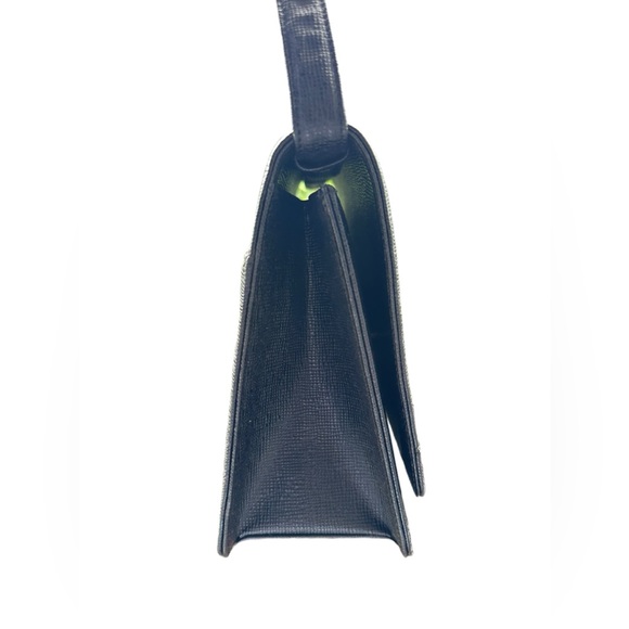 Genuine vintage MCM Munchen Michael Cromer signature black leather shoulder bag - Picture 10 of 15